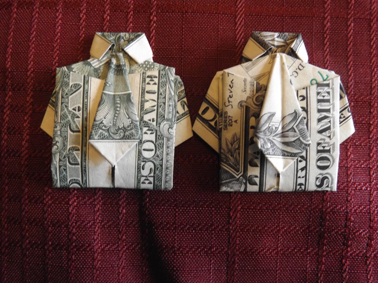 Joshua's-Origami-Folded-$1-Bills
